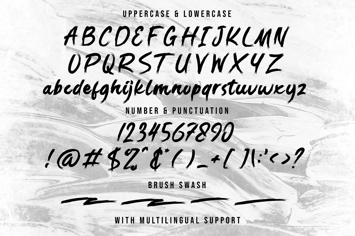 Wolesbrush Dry Hand Brush Font, a Handwritten Font by BlancaLab Studio (Photo 3 of 7)