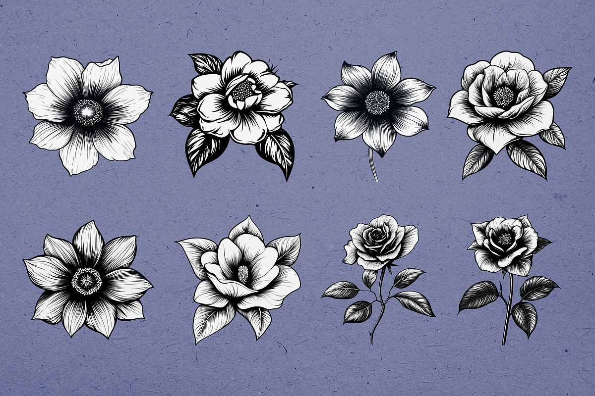 38 Classic Flower Illustration, a Decorative Illustration by Alternate Studio (Photo 3 of 6)
