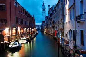 Venice canal early in the morning, an Architecture Photo by BOOCYS