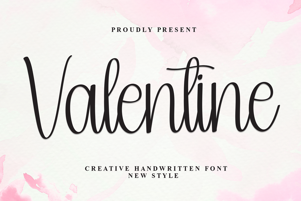 Valentine | Script Font, a Handwritten Font by Scratchones (Photo 1 of 8)