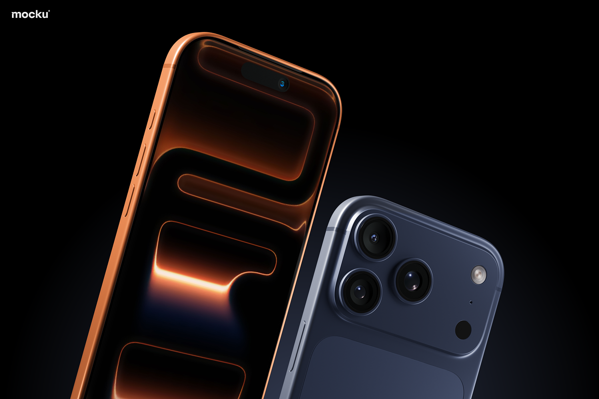 Iphone 17 Pro Mockup Set, an iPhone Mockup by Mocku (Photo 2 of 14)