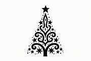 Cozy Holiday Tree Silhouette Designs, an Illustration by Gaye Art (Thumbnail 18 of 21)