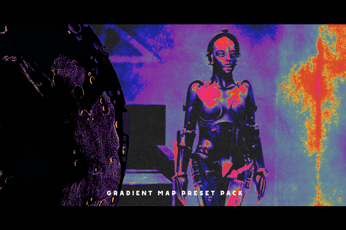 SALE! Vintage Sci-Fi Gradient Maps, a Gradient Add-On by Lilithcollageart (Photo 1 of 15)