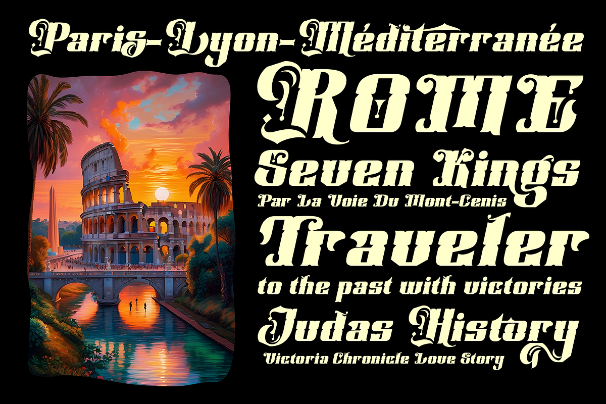 Cleffordy Traditional Serif, a Blackletter Font by TypeClassHeroes (Photo 6 of 16)