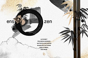 ENSO - ZEN black & gold graphics, an Object Graphic by DigitalDream (Thumbnail 1 of 10)