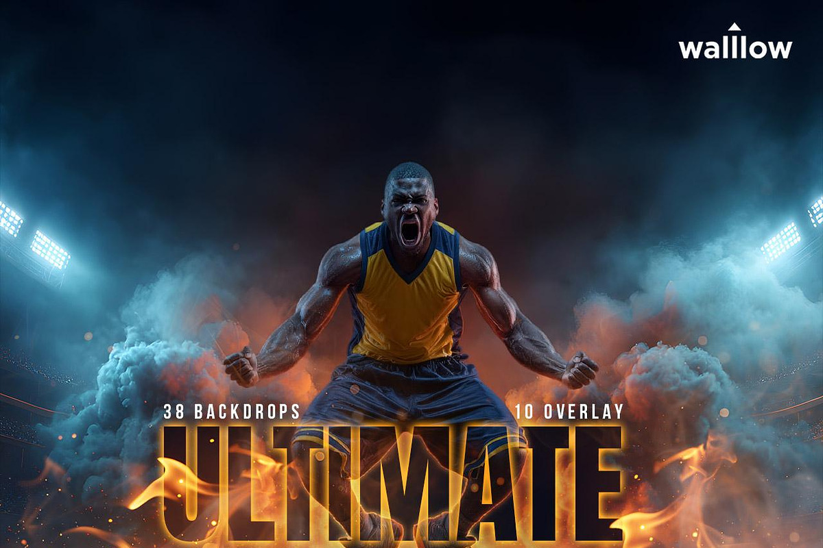 Ultimate Sports Photo Edit Bundle, a Background Graphic by Walllow Creatives (Photo 1 of 7)