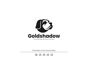 Modern Silhouette Head Dog Logo, a Branding & Logo Template by Artnivora.Std