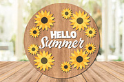 Hello Summer Doog Sign SVG PNG, an Object Graphic by EllaMaiyaali (Thumbnail 2 of 3)