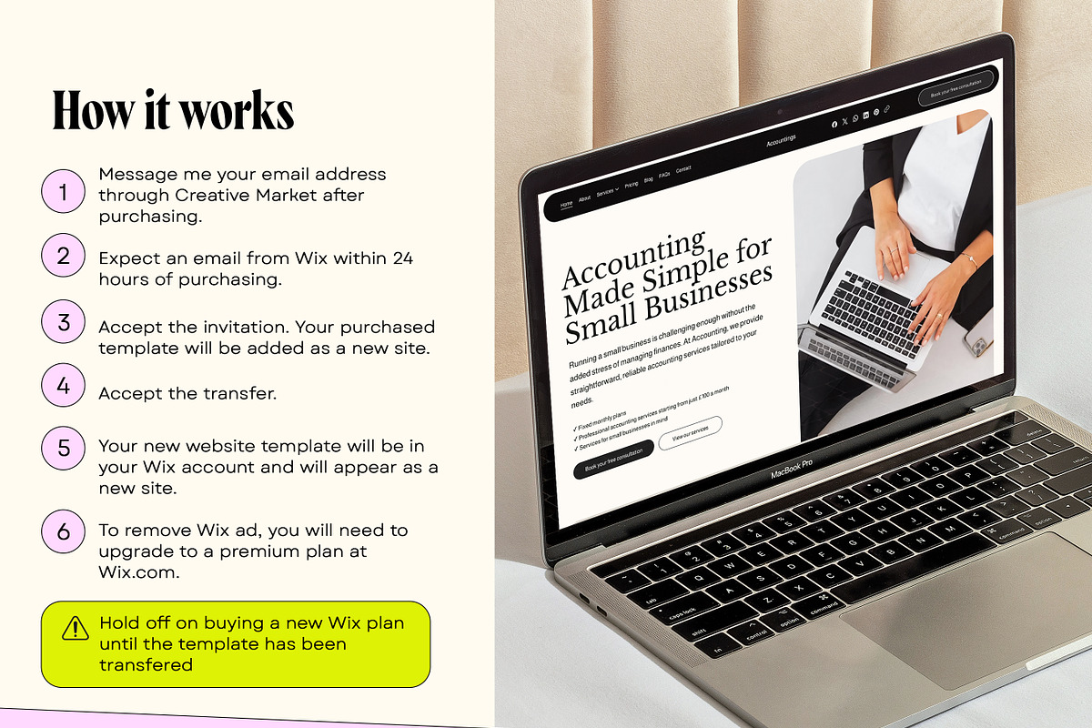 Accountant Wix Studio Website, a Wix Template by Template Twist Shop (Photo 3 of 10)