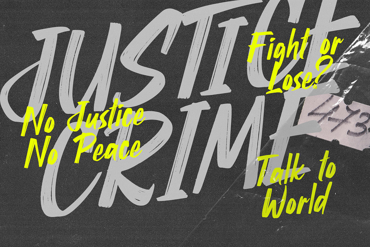 Skullthrone - Brush Font, a Handwritten Font by VASTARD STUDIO (Photo 5 of 10)
