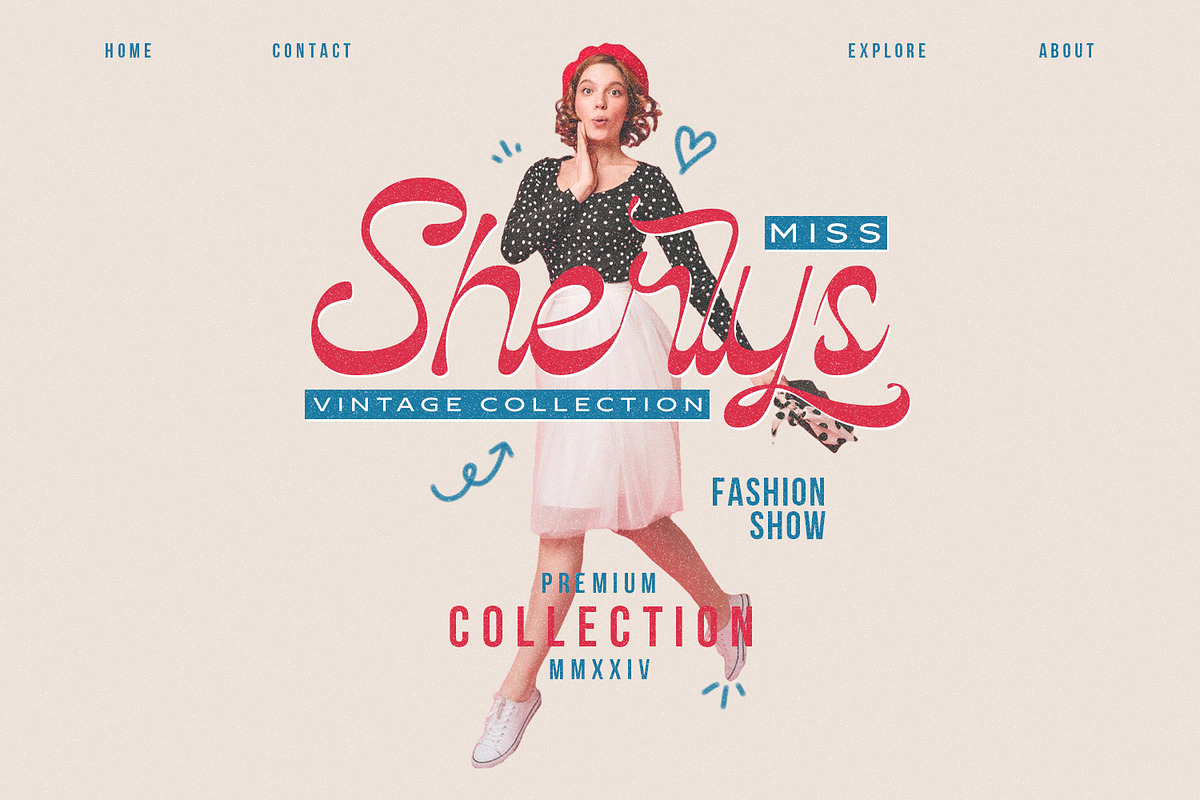HC Fadella - Retro Script, a Script Font by Hasbi Creative (Photo 3 of 9)