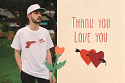 Retro Valentine clipart and graphics, a Decorative Illustration by Paper Cherry (Thumbnail 23 of 23)