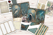 Moonlit Forest Junk Journal Pages, a Decorative Illustration by Print Haven Mochi Vintage (Thumbnail 3 of 3)
