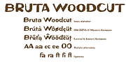 Bruta Woodcut, a Handwritten Font by ingoFonts (Thumbnail 4 of 5)