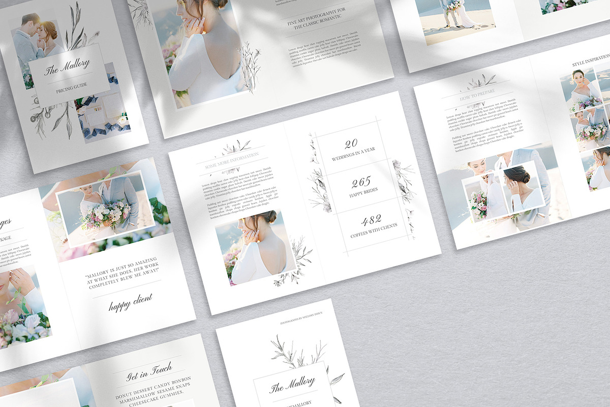 MalloryCANVA Pricing Guide, a Magazine Template by Gillian Sarah (Photo 1 of 12)