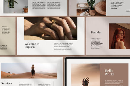 Lupisco Google Slide Presentation, a Presentation Template by Creavora