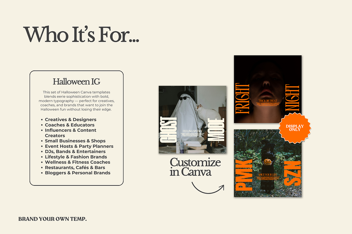 Halloween Canva Template Set 5, a Templates & Theme by BYOTstudios (Photo 11 of 12)
