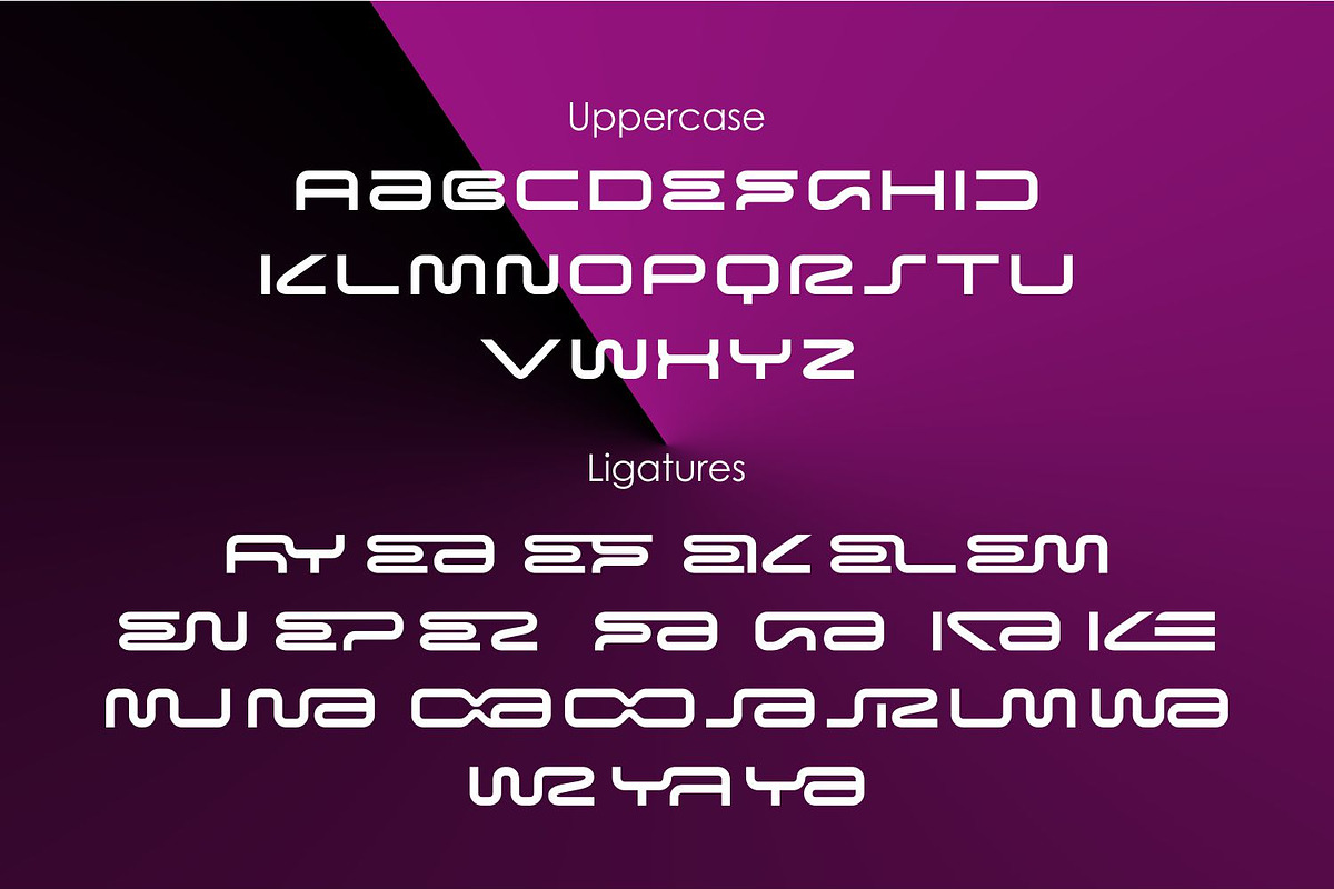 Spectrum | Futuristic Expanded Sport, a Sans Serif Font by WhymoreArt (Photo 7 of 10)
