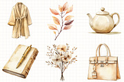 Autumn Mood Clipart Set, an Illustration by Libby Wishes (Thumbnail 3 of 5)