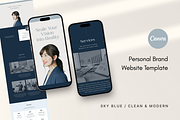Personal Brand Website Template, a Landing Page Template by batang (Thumbnail 1 of 5)