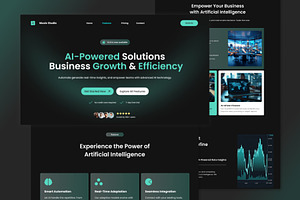 Artificial Intelligence Homepage, a Landing Page Template by Antstheme