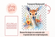 Summer Woodland Animals Clip Art, an Animal Illustration by Whimsy & Wishes (Thumbnail 2 of 8)