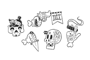 Skater Stickers Collection