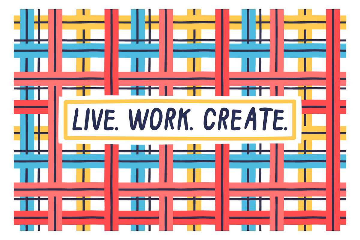 6 DOODLE PATTERNS, a Pattern Graphic by Nastya Tkachova (Photo 5 of 5)