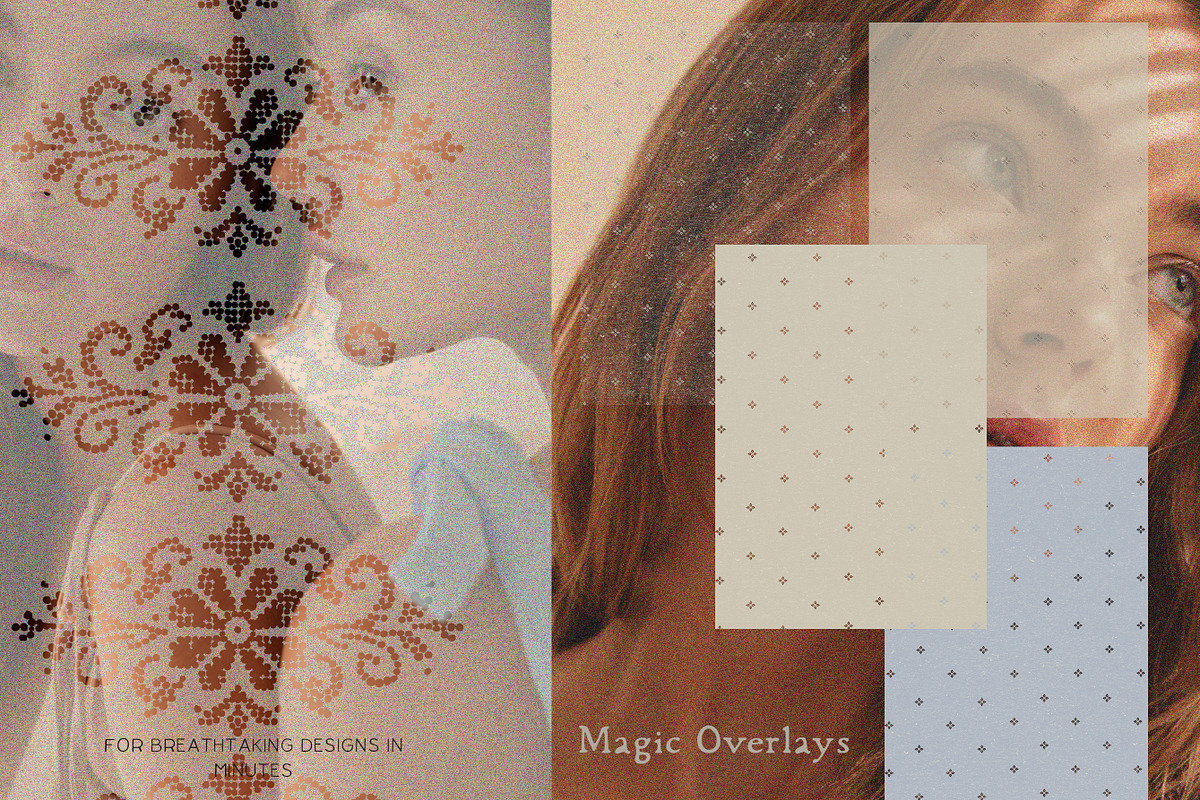 Embroidery Paper Overlay & Texture, a Background Graphic by Laras Wonderland (Photo 2 of 11)