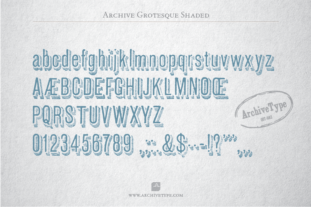 Archive Grotesque Shaded preview 3