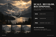 24 Cinematic Composition Overlays, an Object Graphic by Designs24hr (Thumbnail 5 of 9)