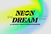 NEON DREAM Gradient Set, a Texture Graphic by angelainthefields (Thumbnail 1 of 11)