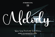 Melody | Script Font, a Script Font by Scratchones (Thumbnail 1 of 8)