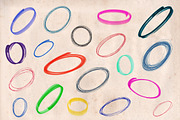 Hand Drawn Pen & Marker Circles, an Illustration by vekstok (Thumbnail 1 of 2)