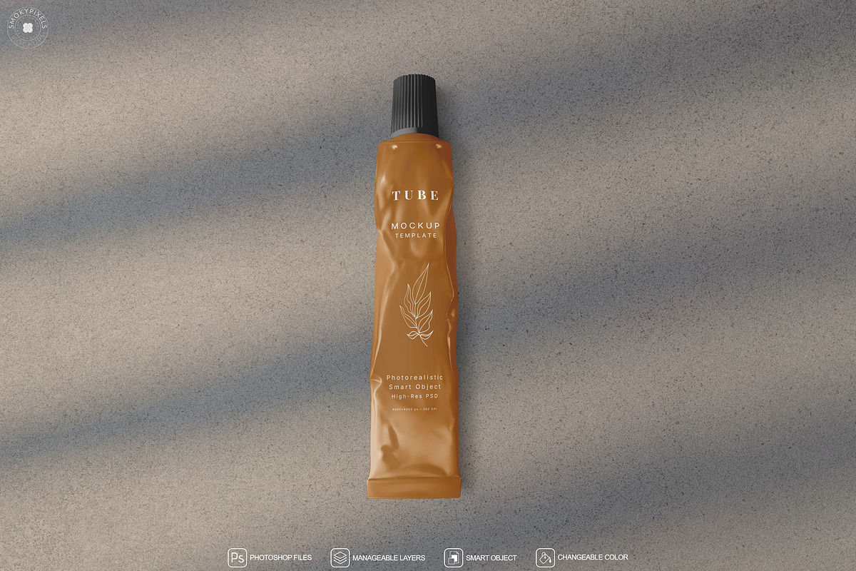 Tube Mockup, a Packaging Mockup by SmokyPixels (Photo 2 of 6)