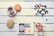 Iphone & Sketchbook Mockup, an iPhone Mockup by mockupgeek (Thumbnail 2 of 2)