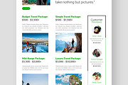 Travel Landing Page, a Landing Page Template by CreativeShaper (Thumbnail 5 of 6)