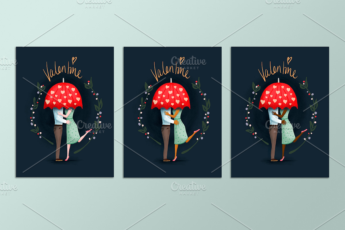 Love Story Gouache Illustration Pack, an Illustration by Laura Ingham (Photo 14 of 14)