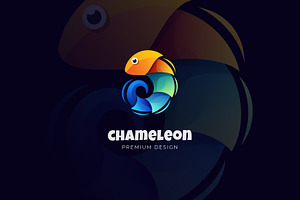 Chameleon Colorful Logo Design, a Branding & Logo Template by Agung_cs