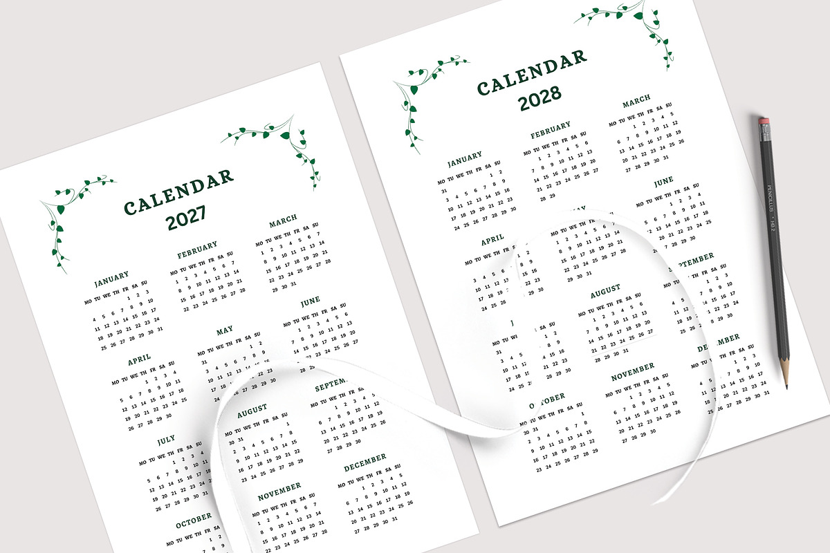 Calendar Template, a Stationery Template by Design Zone (Photo 2 of 3)