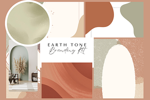 Earth Tone Aesthetic Branding Kit, a Templates & Theme by Vandy Fullum