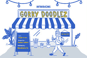 Gorry Doodlez Hand-Drawn Font