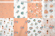 Princess & Fairy Tale Vector Clipart, a Decorative Illustration by Jenny Quince (Thumbnail 4 of 15)