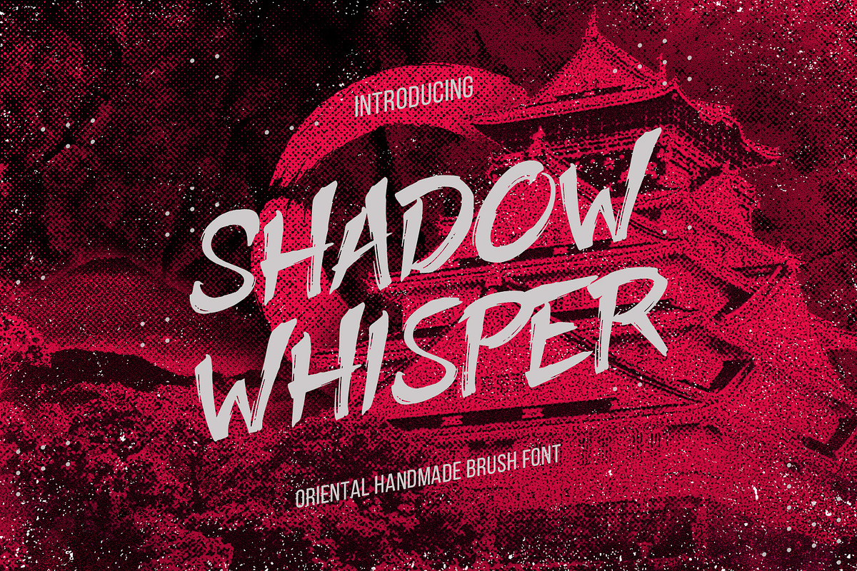 Shadow Whisper - Brush Font, a Handwritten Font by tkzgraphic (Photo 1 of 6)