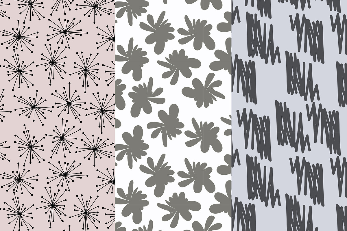21 Hand Drawn Vector Pattern, a Pattern Graphic by Pixavics (Photo 7 of 11)