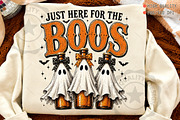 Just Here for the Boos Halloween PNG, a Seasonal Illustration by OK Design (Thumbnail 4 of 5)