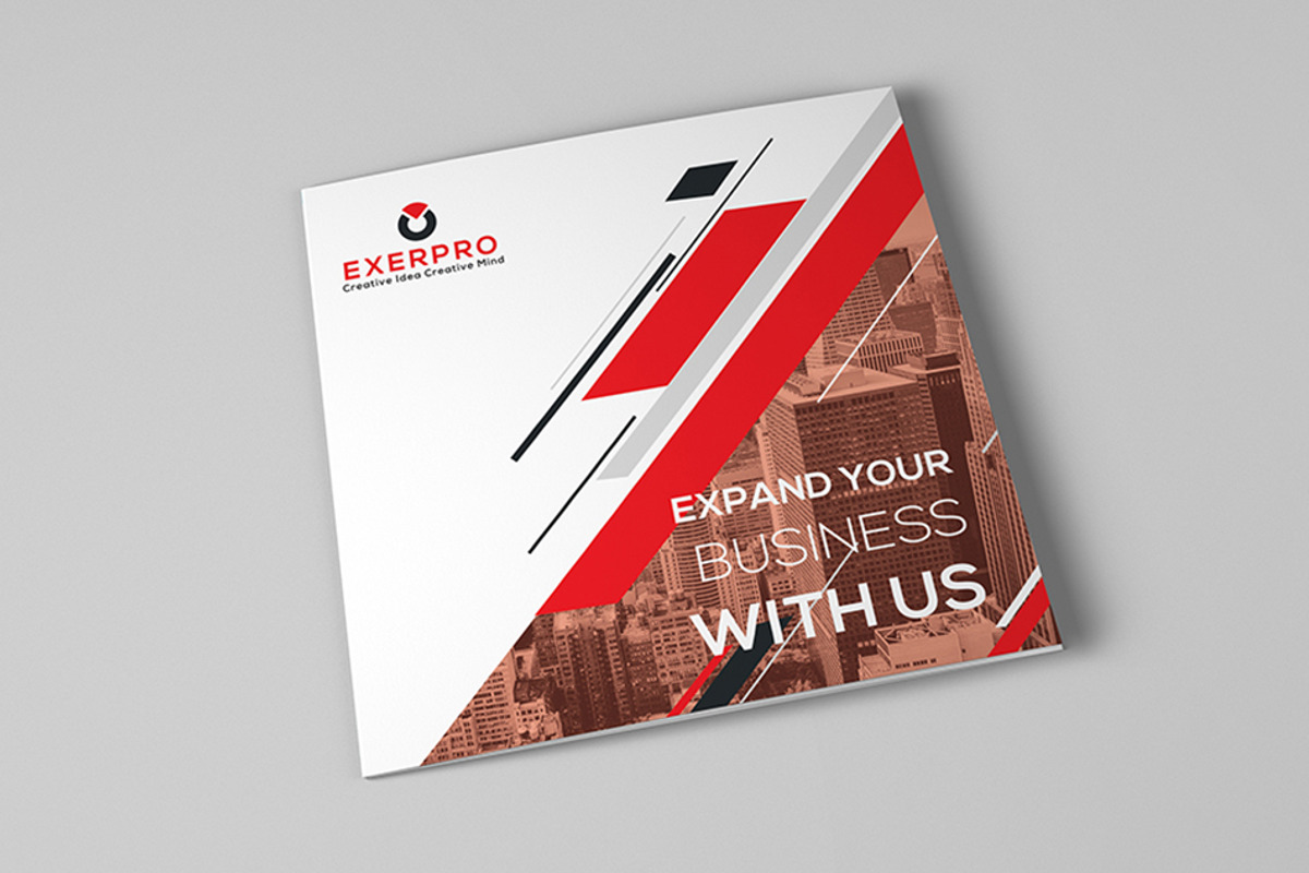Square Trifold Brochure - 01, a Brochure Template by Shapnochura Design Studio (Photo 1 of 12)