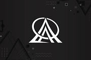 Triangle Letter A and Circle Logo, a Branding & Logo Template by Luxury Logos (Thumbnail 2 of 4)