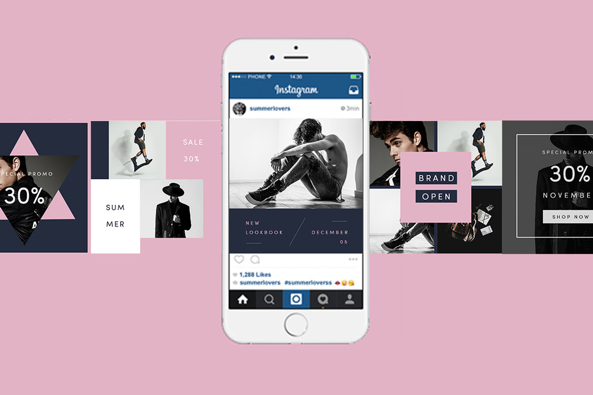 Menly Social Media Pack, a Templates & Theme by RedRiver Studio (Photo 4 of 10)