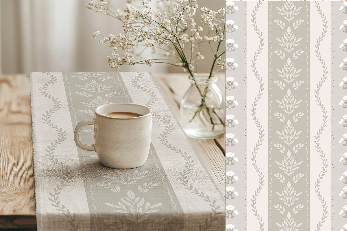 Vintage wallpaper pattern background, a Pattern Graphic by Cozy pattern shop (Photo 7 of 12)